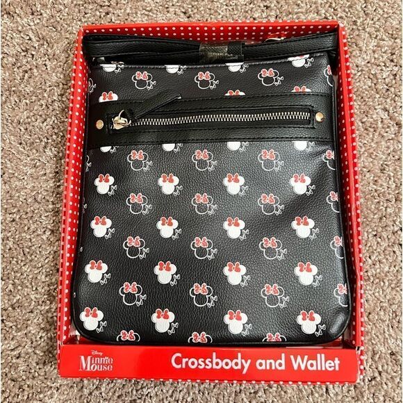 Minnie Mouse Crossbody Bag and Wallet - Picture 2 of 8